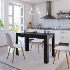 Black Dining Table Kitchen