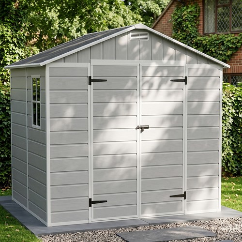 8x6ft plastic garden storage - 8x6ft,
