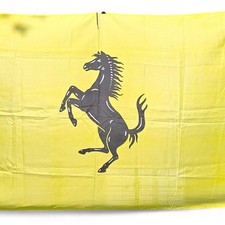 Ferrari Prancing Horse Official Vintage Flag Yellow 100x150cm