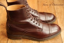 Joseph Cheaney Nickleby Burgundy Leather Derby Boots Men's UK 11 US 12 EU 45