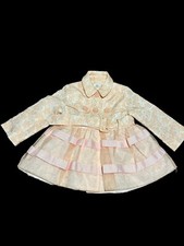 Girls Pink Jacket Dress Pink