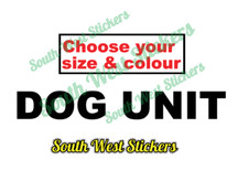 Dog Unit  Sticker Stickers K9