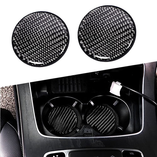 2pcs black carbon fiber - carbon, car