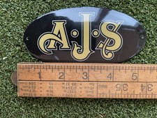 An AJS MOTORCYCLE ENAMEL ON