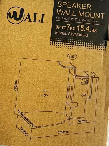 Wali speaker wall mount for - wali,