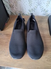 Skechers Goga mat stretch fit gen 5 black size 5.5 uk wide fit nwt