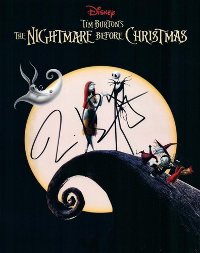 Tim burton 8x10 autographed - 8x10,