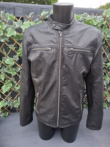Superdry leather jacket mens - superdry,