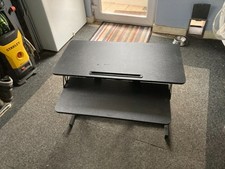 ERGOMAKER Adjustable Height Portable Desk (Black)