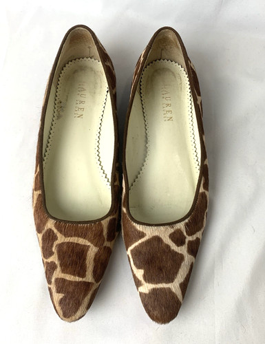 Ralph lauren calf hair flats - calf,
