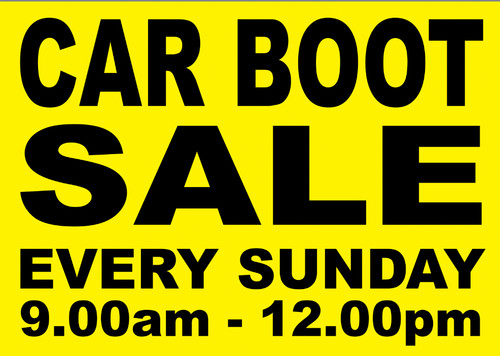 Car boot sale - large, any