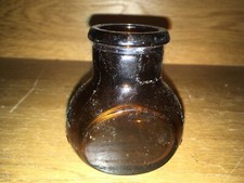 Vintage 4oz Bovril Limited Glass Jar collectable glassware beef drink 1940's
