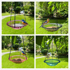 Bird Feeder Hanging Water Bowl Wild Bird Bath Birdbath Garden Feeder Tray Decor