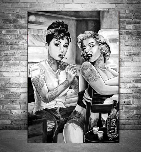 Marilyn monroe and audrey - monroe,