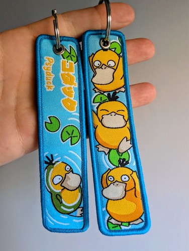 Pokémon embroidered keyring - pokémon,