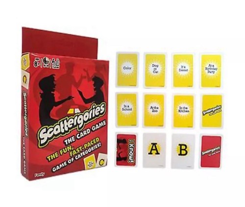 Scattergories card game - card,