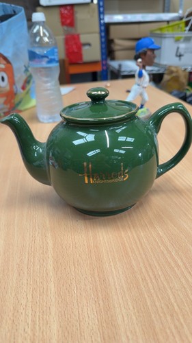 Vintage harrods teapot - teapot, green