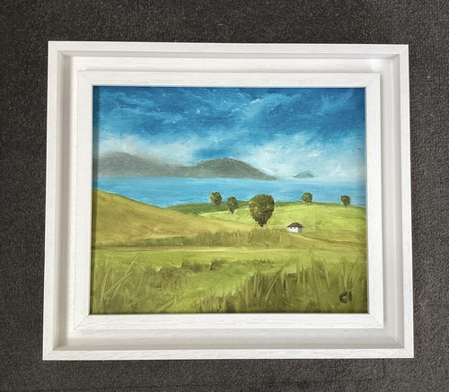 Original oil painting seascape - painting,