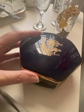 Limoges Cobalt Blue Hexagon