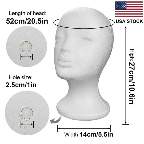 Mannequin head for wigs - mannequin,