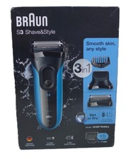 Braun Series 3 Wet And Dry 3010BT Rechargeable Cordless Electric Shaver 3 in 1 