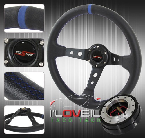 350mm spoke black steering - 350mm, 3