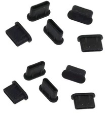 10X Type-C Dust Plug USB Charging Port Protector Silicone Cover for Smart Phone*
