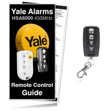 Yale Alarm Remote Premium Compatible Key fob For Yale HSA6400 Systems RRP £24.99