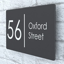 Modern HOUSE PLAQUES / PLAQUE / DOOR / NUMBER / ALUMINIUM / Wall Sign