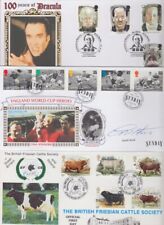 GB Quality First Day Covers Special Cancels Some Signed. Silks and Official