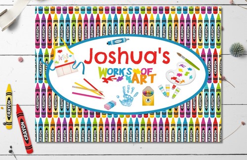 Personalised colourful - a3,