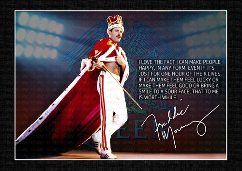 Queen freddie mercury - mercury, signed