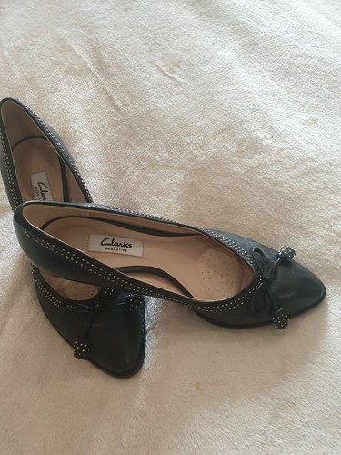 Clarks narrative black leather - narrative,