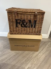 Fortnum & Mason Large Wicker Hamper basket