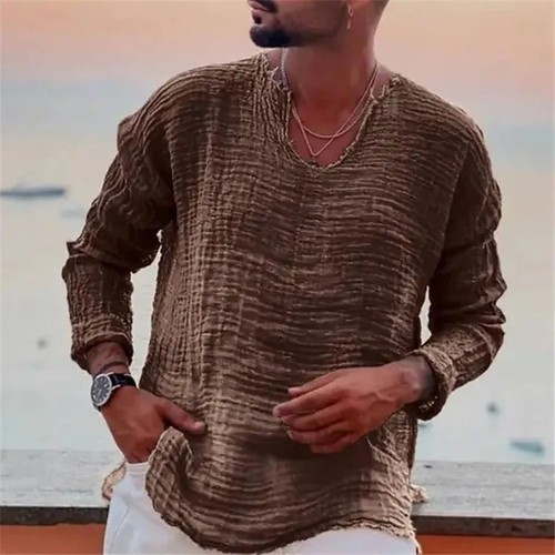Men viking shirt - viking, v-neck