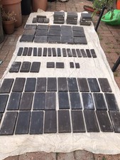 Black Quarry Tiles - Original Reclaimed