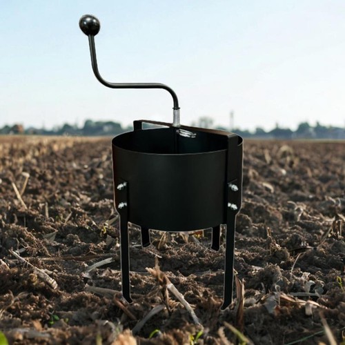 Rotary soil sifting tool - sifting,