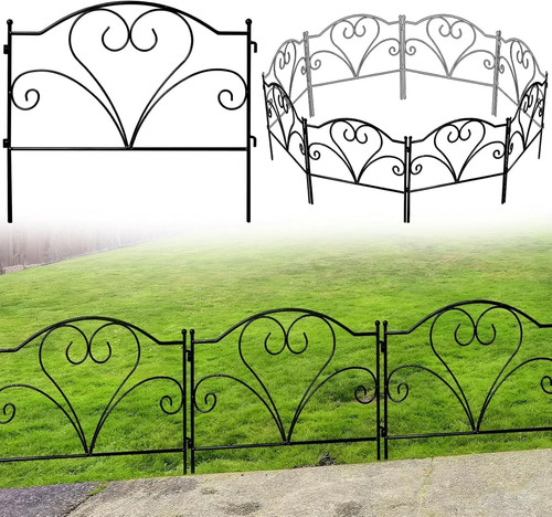 Decorative garden fence - fence, 45