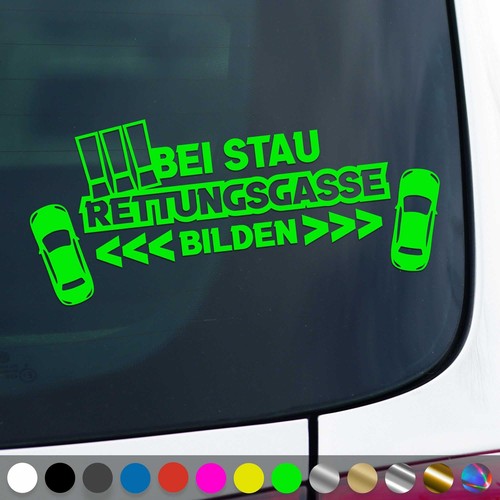 Rescue lane sticker - form, free