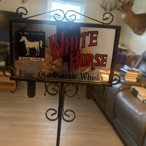 Vintage white horse fine - horse,