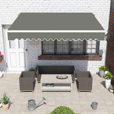 Retractable Awning Grey UV