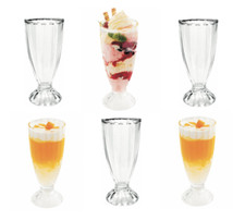 Set of 2 Milkshake Glasses