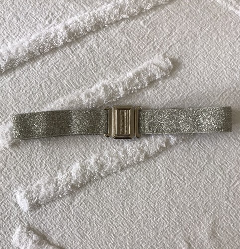 Vintage silvery metallic clasp - vintage,