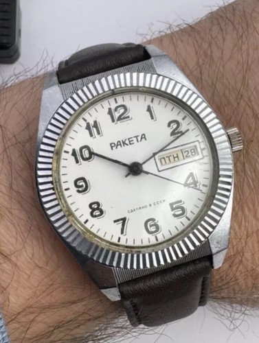 Soviet watch raketa men s - soviet, men's