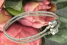 925 Sterling Silver Rhona Sutton Chain Bead Carrier Charm Bracelet 19cm Vintage