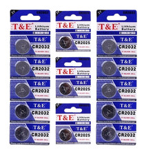 CR 2032 Battery CR2032 CR2025 CR2016 CR1632 CR2450 Coin Cell Button 3v Lithium