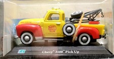Cararama 1:72 Scale  Chevy 3100 Pickup / Tow  Truck - yellow/red