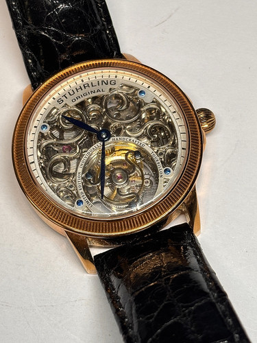 Stuhrling tourbillon rose - stuhrling,