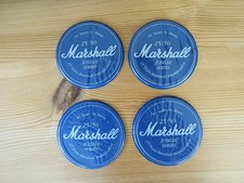 4 x Genuine MARSHALL coaster Jubilee Series 25 years Amplification Guitar RARE