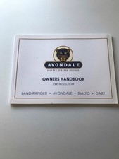 Avondale owners handbook Year 2000 (B27)